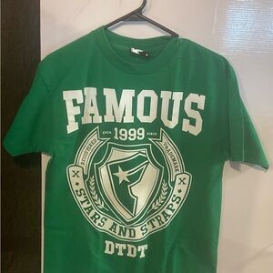 Famous Stars & Straps Green Short Sleeve Tee